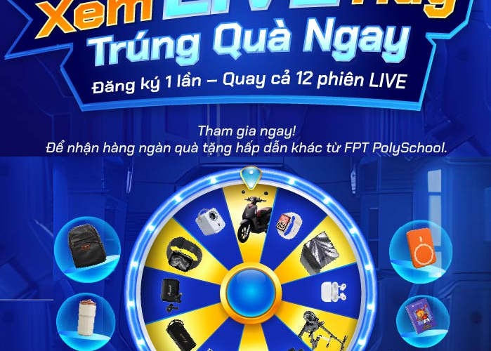 HÌNH ẢNH XEM LIVE HAY TRÚNG QUÀ NGAY VÀ PHẦN QUÀ VÒNG QUAY MAY MẮN