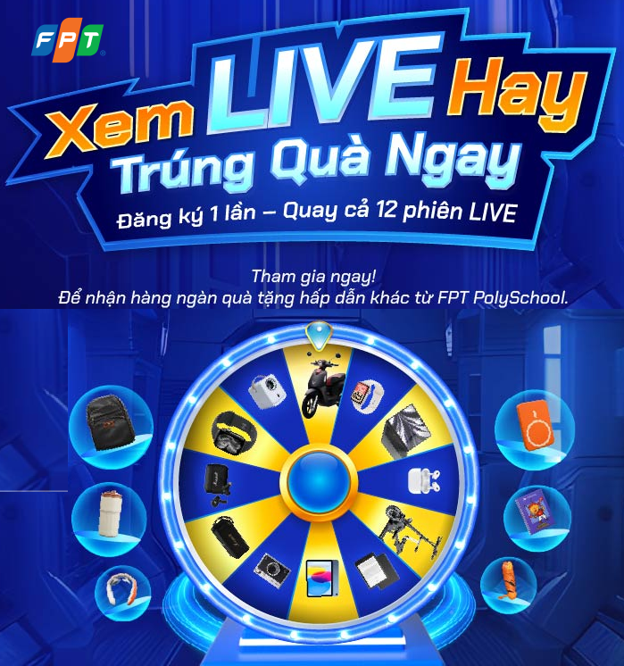 HÌNH ẢNH XEM LIVE HAY TRÚNG QUÀ NGAY VÀ PHẦN QUÀ VÒNG QUAY MAY MẮN